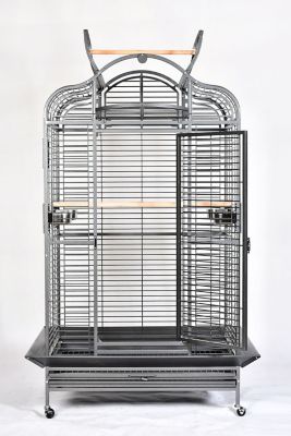Image showing  HQ Majestic Series Parrot Cage, Extra Large, Platinum