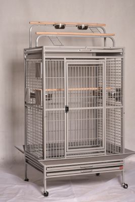 A&E Cage HQ Play Top Cage, Large, Platinum
