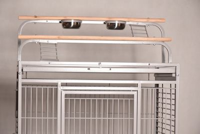 Image showing  HQ Play Top Cage, Large, Platinum