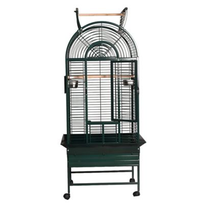 A&E Cage HQ Open Top Cage, Small, Green