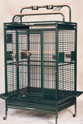 Image showing  HQ Play Top Cage, Extra Large, Green