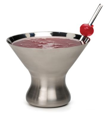 Image showing  Endurance Stainless Steel Martini Glass Stemless