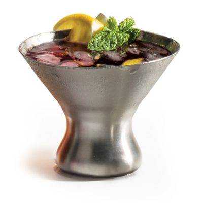 Image showing  Endurance Stainless Steel Martini Glass Stemless