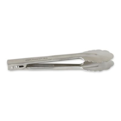 RSVP International Endurance Stainless Steel Locking Tongs