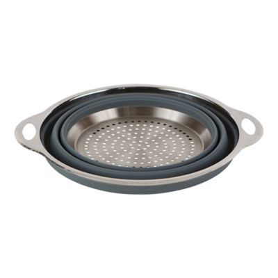 Image showing  Endurance Collapsible Colander, Silicone and Stainless Steel, 9.5 in. Diameter