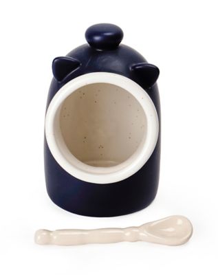 Image showing  Stoneware Salt Pig