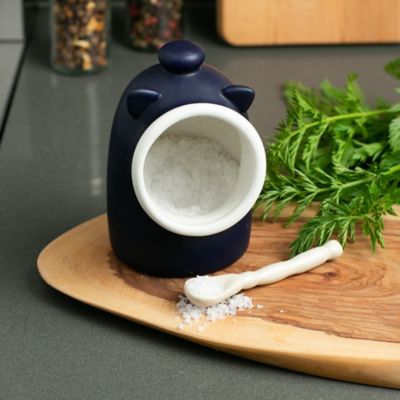 Image showing  Stoneware Salt Pig
