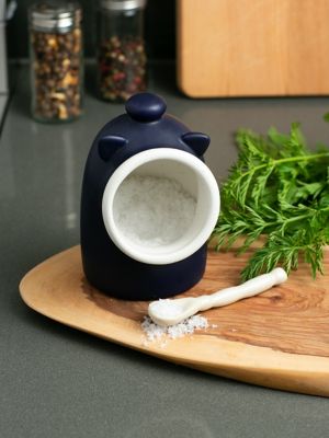 Image showing  Stoneware Salt Pig