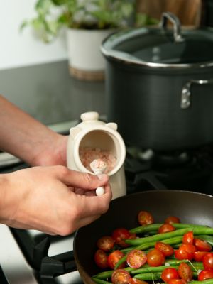 Image showing  Stoneware Salt Pig