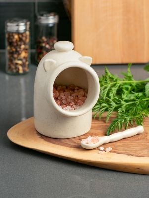 Image showing  Stoneware Salt Pig