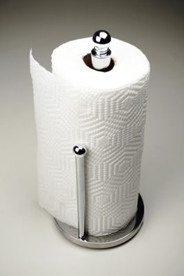 RSVP International Stainless Steel Chrome Paper Towel Holder