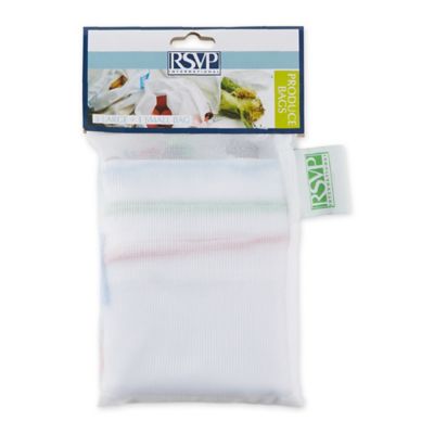 RSVP International Large Mesh Produce Bags, Set of 3