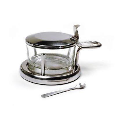 RSVP International Endurance Stainless Steel Salt Server With Spoon
