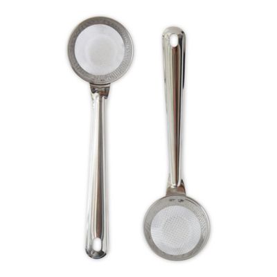 RSVP International Endurance Stainless Steel Mini Flour Sifters, Set of 2