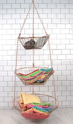 Image showing  Wire 3 Tier Hanging Basket