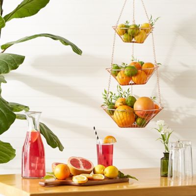 Image showing  Wire 3 Tier Hanging Basket