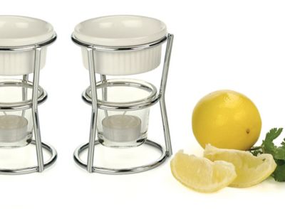 Image showing  Stoneware Promo Butter Warmer, Set of 2