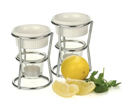 Image showing  Stoneware Promo Butter Warmer, Set of 2