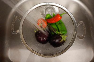 Image showing  Endurance Stainless Steel Mesh Colander, 4 qt.