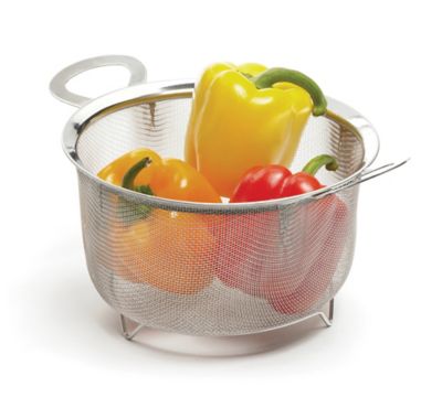 Image showing  Endurance Stainless Steel Mesh Basket, Wide Rim