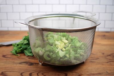 Image showing  Endurance Stainless Steel Mesh Basket, Wide Rim