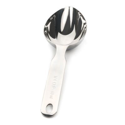 RSVP International Endurance Stainless Steel Oval Measuring Scoop Single