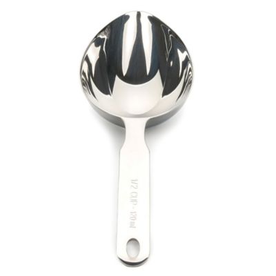 RSVP International Endurance Stainless Steel Oval Measuring Scoop Single