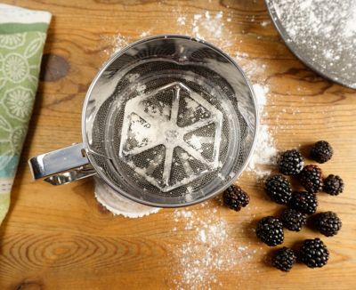 Image showing 2 th RSVP International Endurance Stainless Steel Triple Mesh Flour Sifter