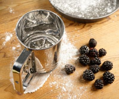 Image showing 3 th RSVP International Endurance Stainless Steel Triple Mesh Flour Sifter