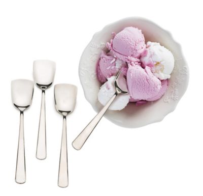 Image showing  Endurance Stainless Steel Ice Cream Spoons, 4 pc.
