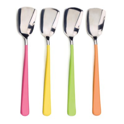 Image showing 1 th RSVP International Endurance Stainless Steel Ice Cream Spoons, 4 pc.