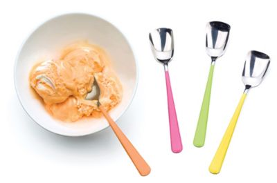 Image showing 4 th RSVP International Endurance Stainless Steel Ice Cream Spoons, 4 pc.