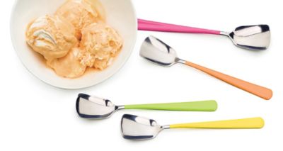 Image showing 5 th RSVP International Endurance Stainless Steel Ice Cream Spoons, 4 pc.