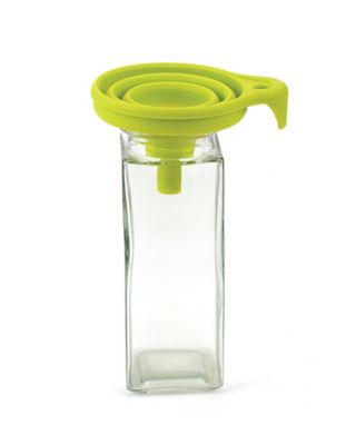 Image showing  Silicone Funnel, Collapsible, Green