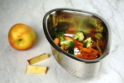 Image showing  Endurance Stainless Steel In-Sink Corner Straining Basket
