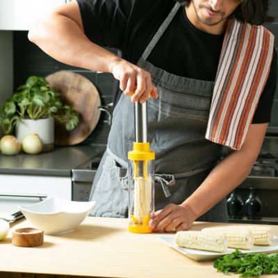 Image showing  Stainless Steel Deluxe Corn Stripper