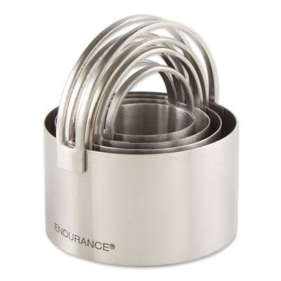 Image showing  Endurance Stainless Steel Biscuit Cutter Set, 4 pc.