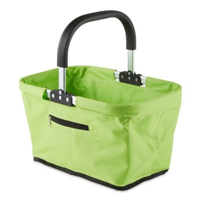 Image showing 0 th RSVP International Lightweight Collapsible Market Basket with Padded Handle