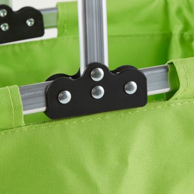 Image showing 5 th RSVP International Lightweight Collapsible Market Basket with Padded Handle