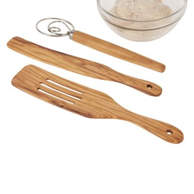 Image showing  Spurtle, Italian-Sourced Olive Wood