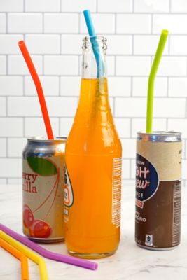 Image showing  Silicone Straw Set, 6 pc.