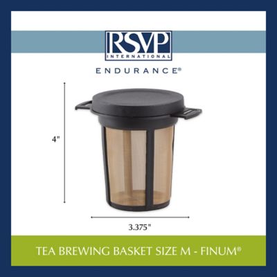 Image showing  Endurance Stainless Steel Finium Collection Loose Leaf Brewing Basket
