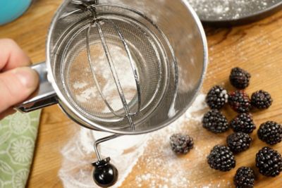 Image showing  Endurance Stainless Steel Crank Style Flour Sifter