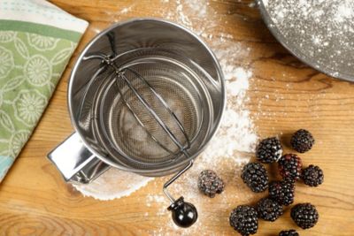 Image showing  Endurance Stainless Steel Crank Style Flour Sifter