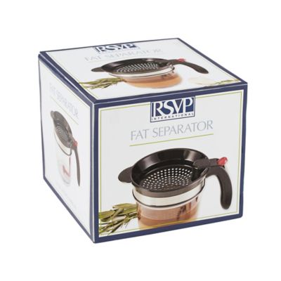 Image showing  Stainless Steel Fat Separator, Bottom Release, 4 Cup Capacity