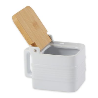 Image showing  Stoneware Salt Box