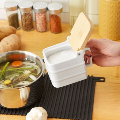 Image showing  Stoneware Salt Box