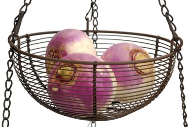 Image showing  Woven Wire Hanging Basket, 3 Tier
