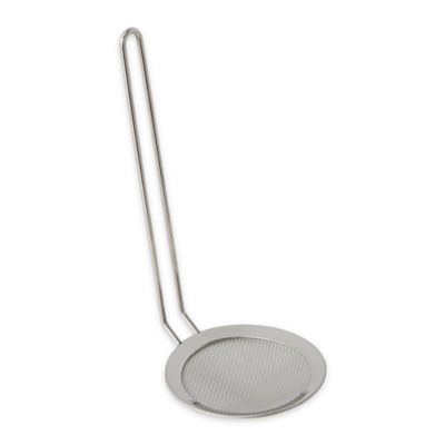 RSVP International Endurance Handheld Stainless Steel Mesh Skimmer