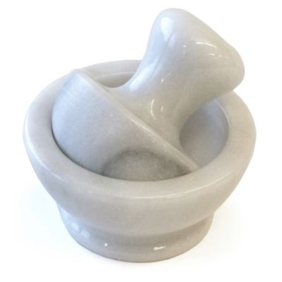 RSVP International White Marble Spice Grinder